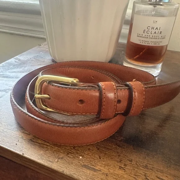 J Crew Leather Belt - Picture 2 of 4